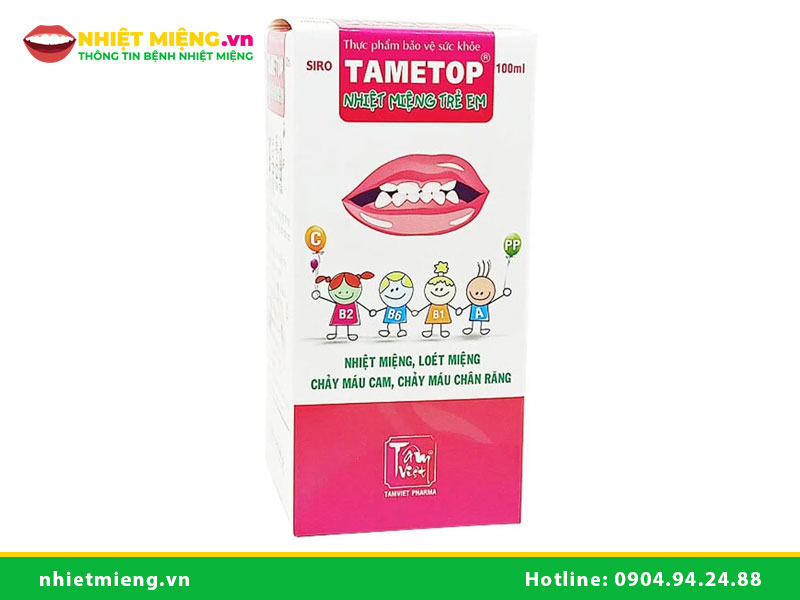 Thuốc trị nhiệt miệng cho trẻ em